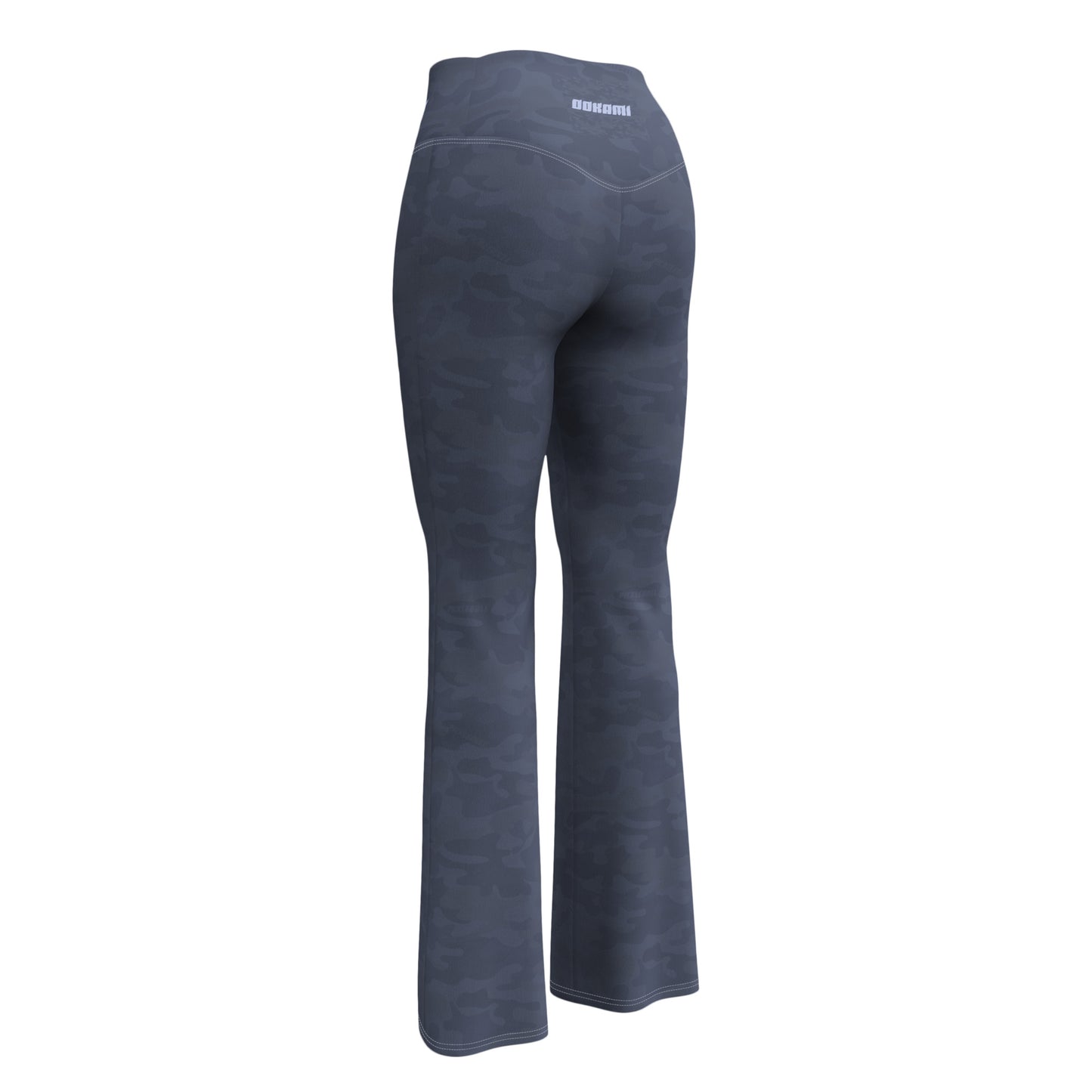 Urban Gray Camo Pickleball Flare Leggings