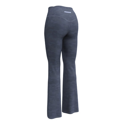 Urban Gray Camo Pickleball Flare Leggings
