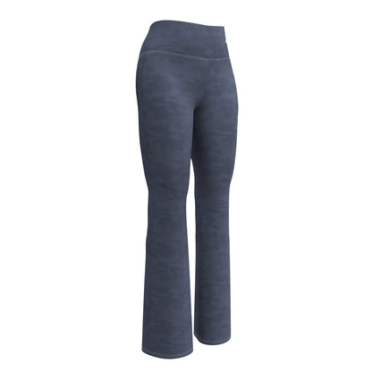 Urban Gray Camo Pickleball Flare Leggings