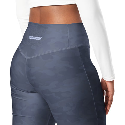 Urban Gray Camo Pickleball Flare Leggings